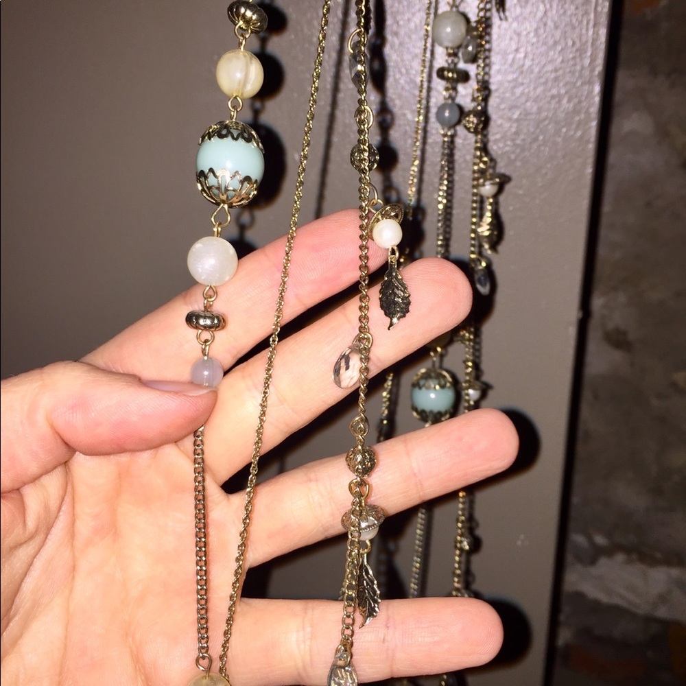 Triple chain necklace - Picture 2 of 4